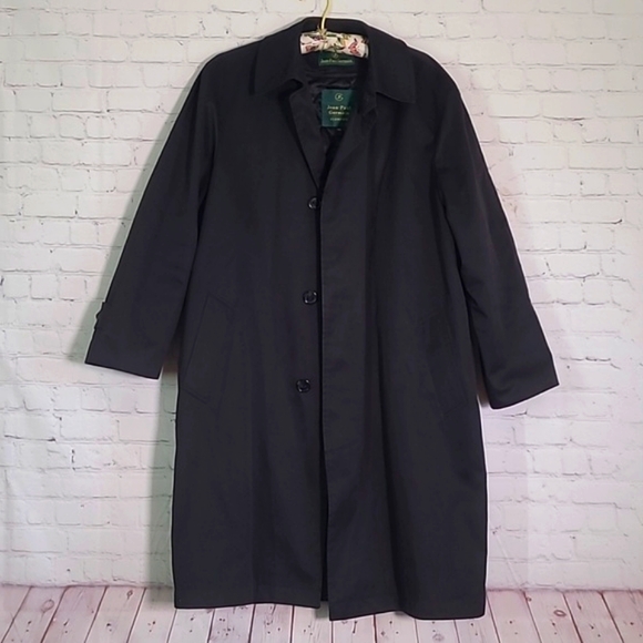 Jean-Paul Germain Elements All Weather Coat Trench Dress Black Size 40S - Picture 4 of 17